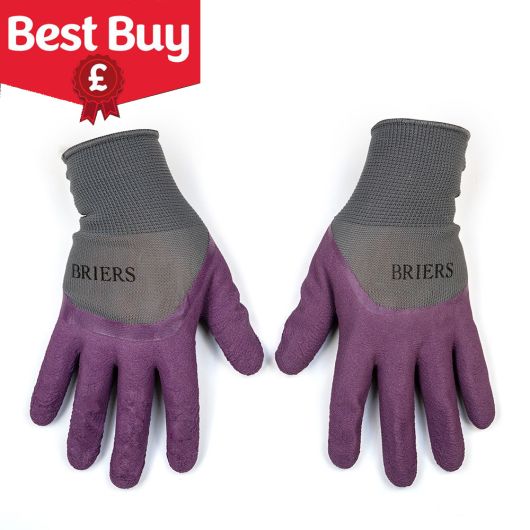 Briers All Seasons Gardener Gloves Aubergine - Small