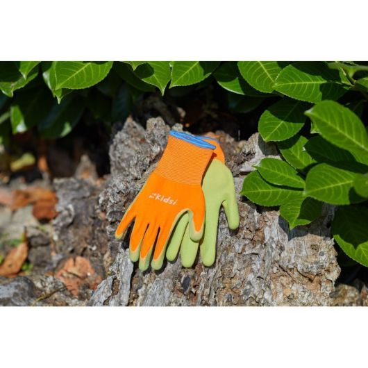 Junior Diggers Gloves Orange & Green