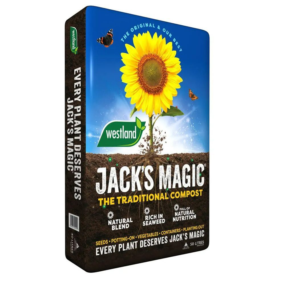 Jack's Magic All Purpose Reduced Peat Compost 50L (55 Bag Pallet)