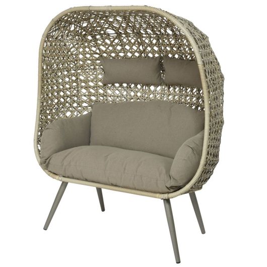 Kaemingk Palermo Double Standing Egg Chair in Sand