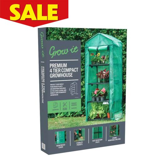 Grow It Premium 4-Tier Compact Growhouse