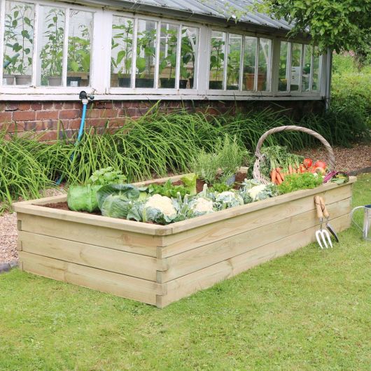 Zest Sleeper Raised Bed 180 x 90 x 30cm