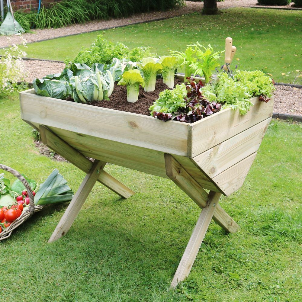 Zest Wooden Veg Bed 1m