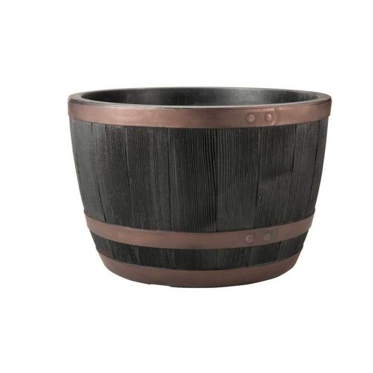 Blenheim Half Barrel Copper Effect 40cm