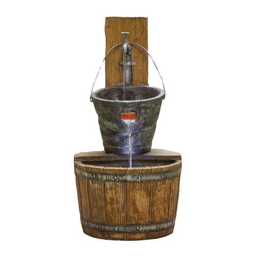 Kelkay Country Charm Water Feature With LEDs