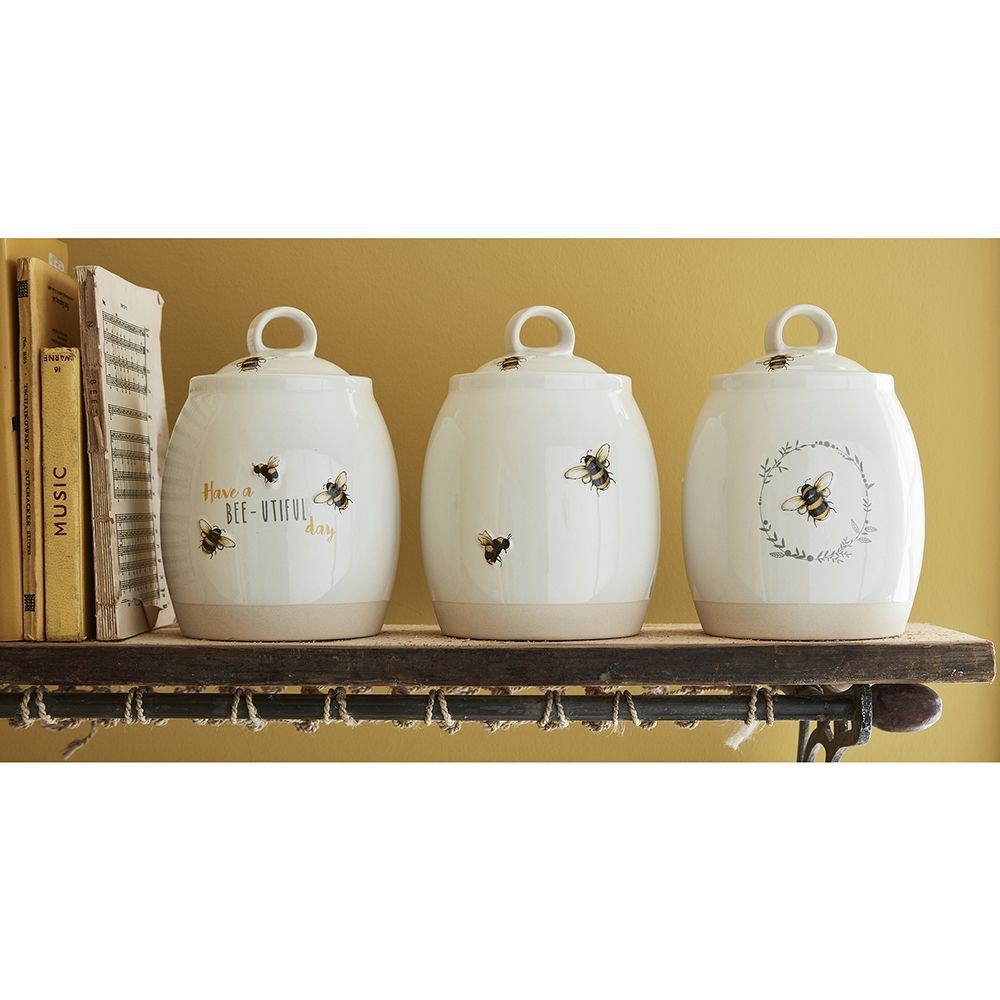 Cooksmart Bumble Bees 'Tea' Canister