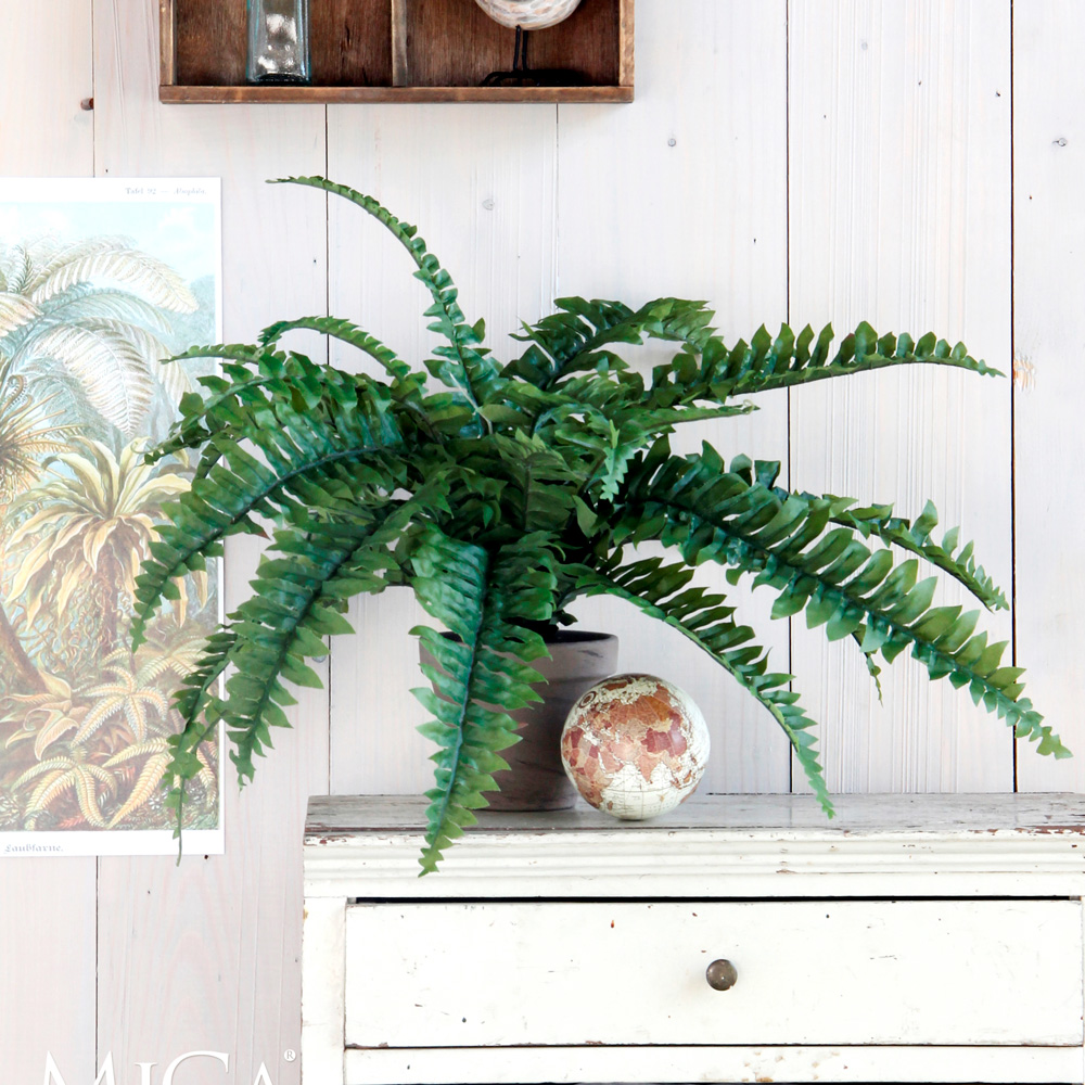 Boston Fern artificial houseplant in pot