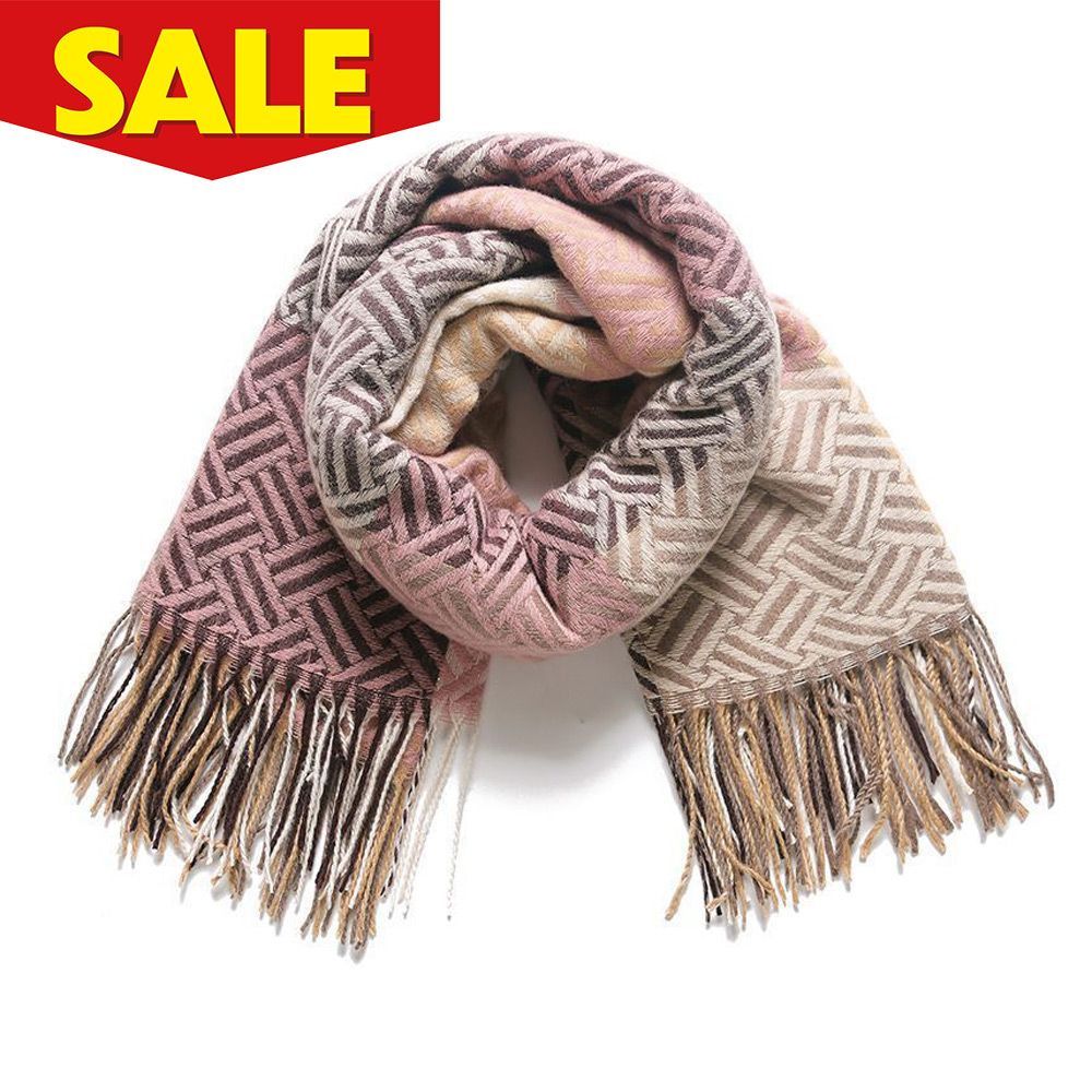 Jewel City Chev File Pink Blanket Scarf