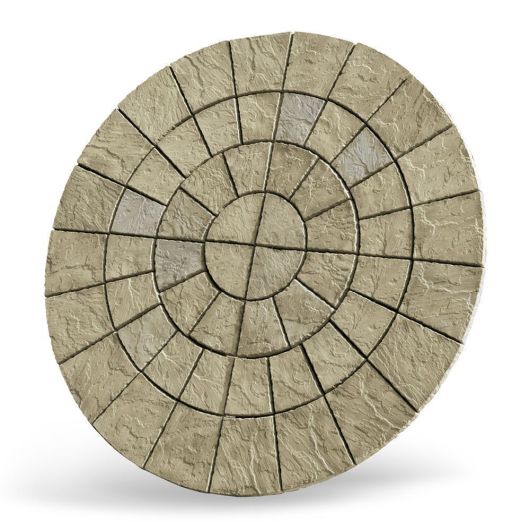 Bowland Stone Cathedral Circle Kit 2.56m² - Weathered York