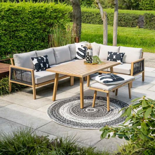 Garden Impressions Decala Lounge Corner Dining Set