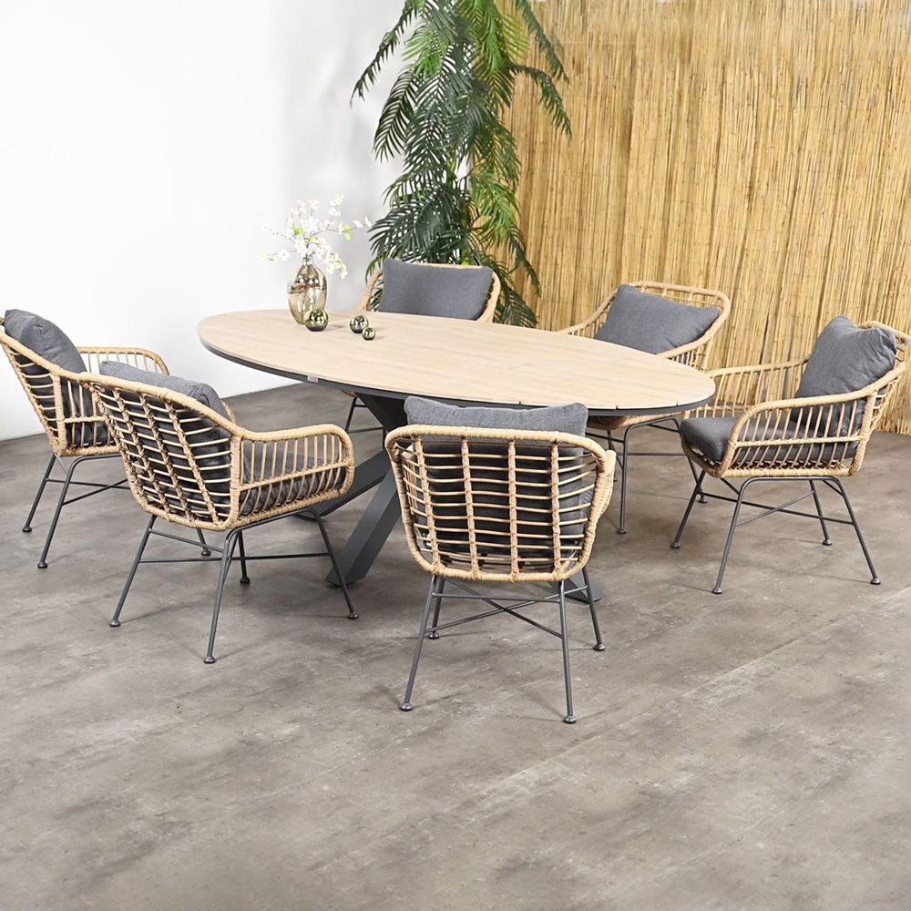 Garden Impressions Edison 6 Seat Dining Set