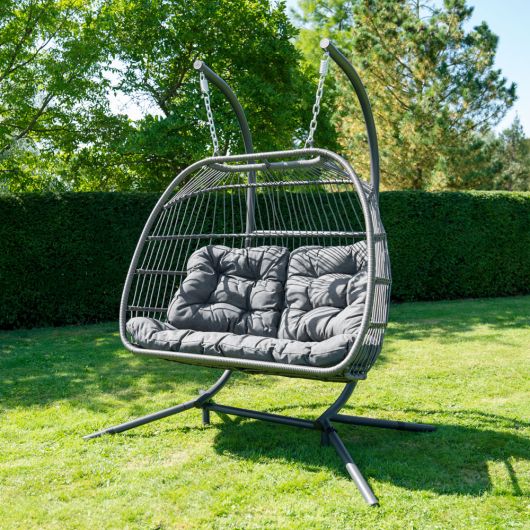 Innovators Eleanor Double Folding Hanging Egg Chair