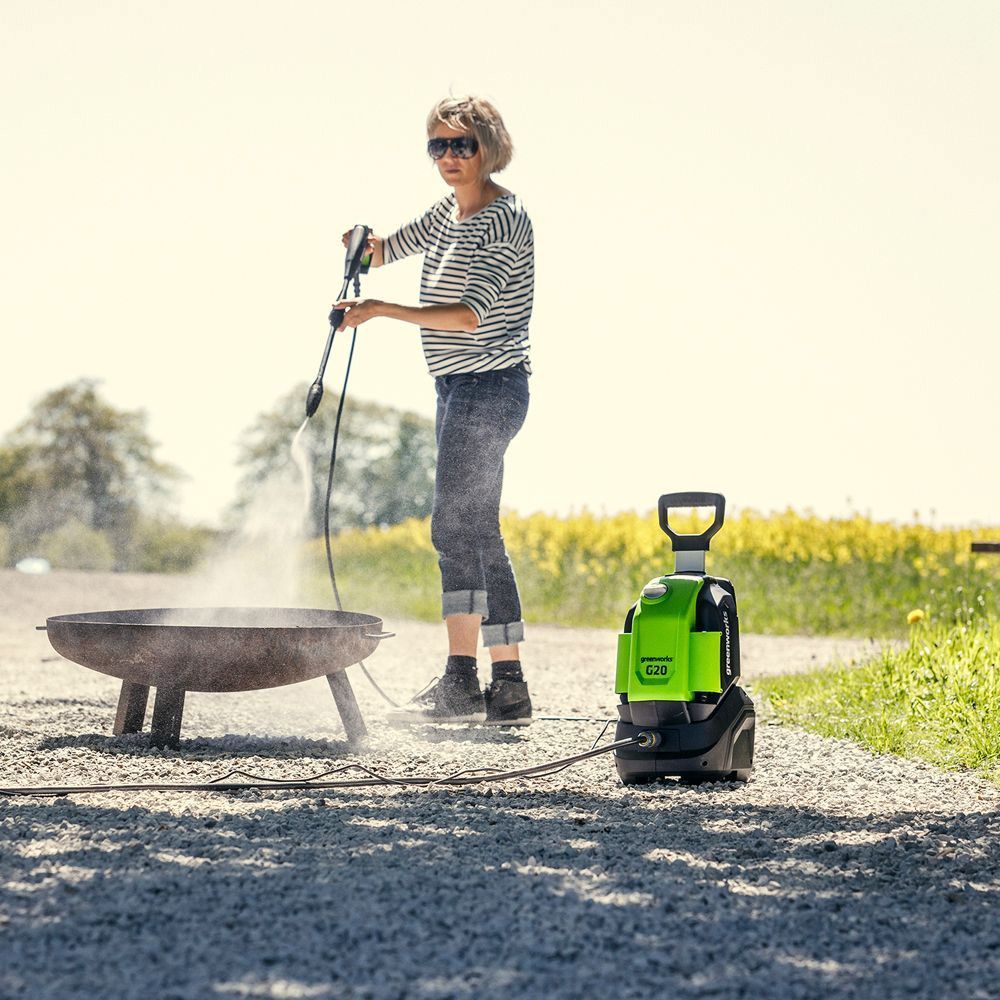 Greenworks G20 Pressure Washer with Patio Head & Brush