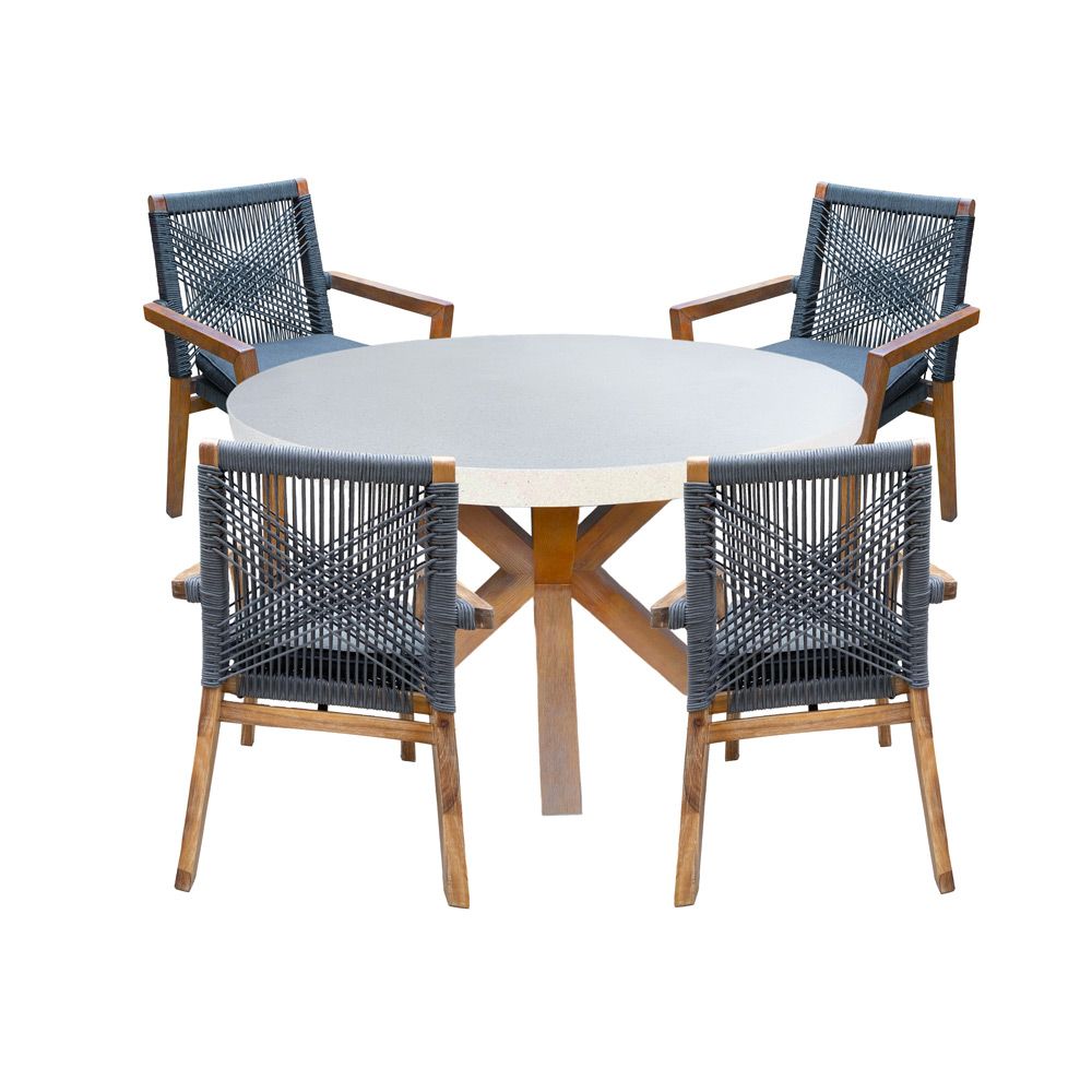 Fern Living Keswick 4 Seat Dining Set