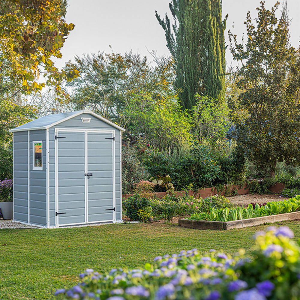 Keter Manor Shed 6x5ft Grey