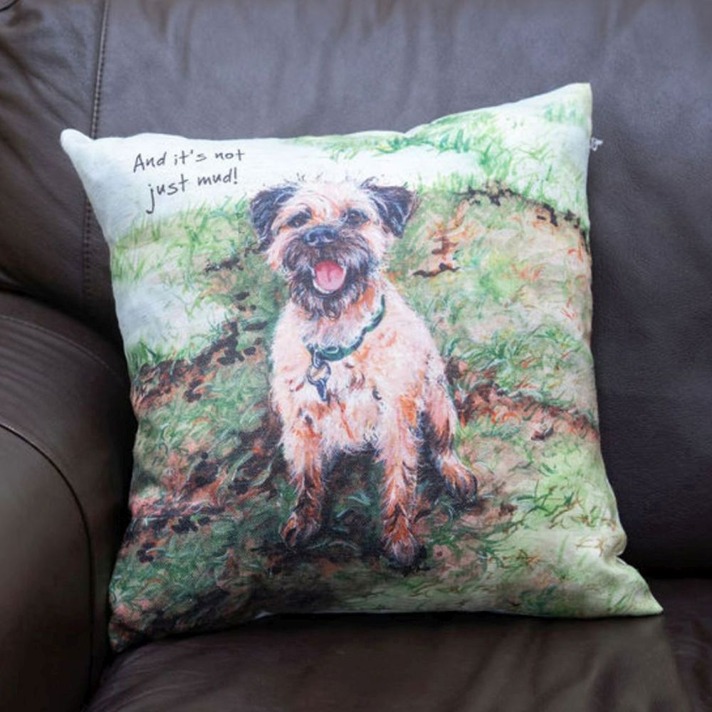 The Little Dog Laughed Cushion - Not Mud