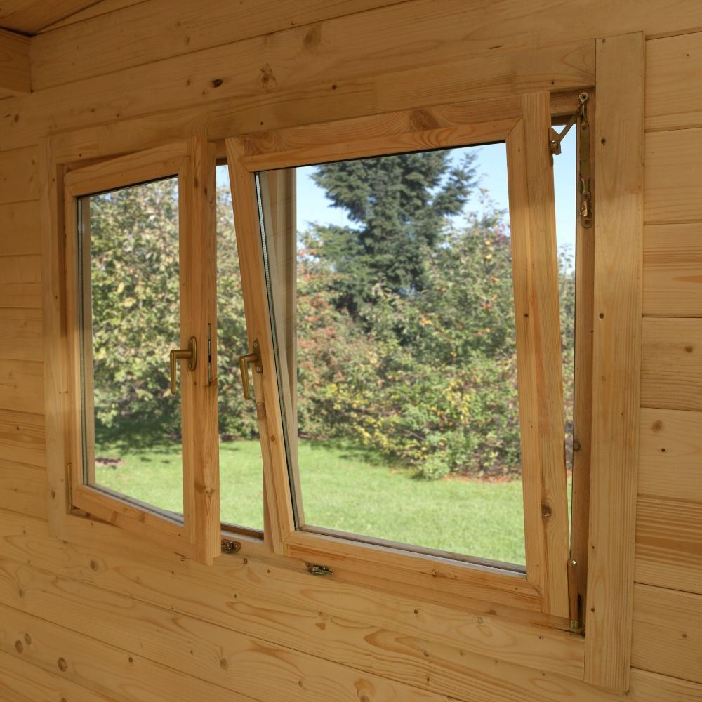 Melbury 4m X 3m Log Cabin - Single Glazed Without Underlay (Direct Delivery)