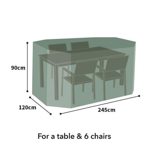 Bosmere Protector Rectangular Patio Cover -  6 Seater