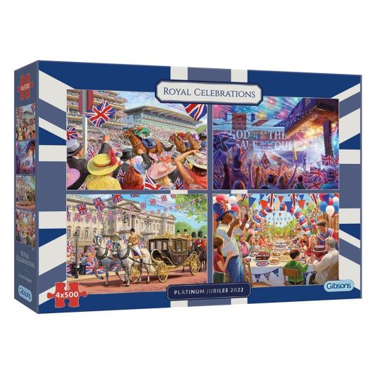 Royal Celebrations - Four 500 Piece Jigsaws