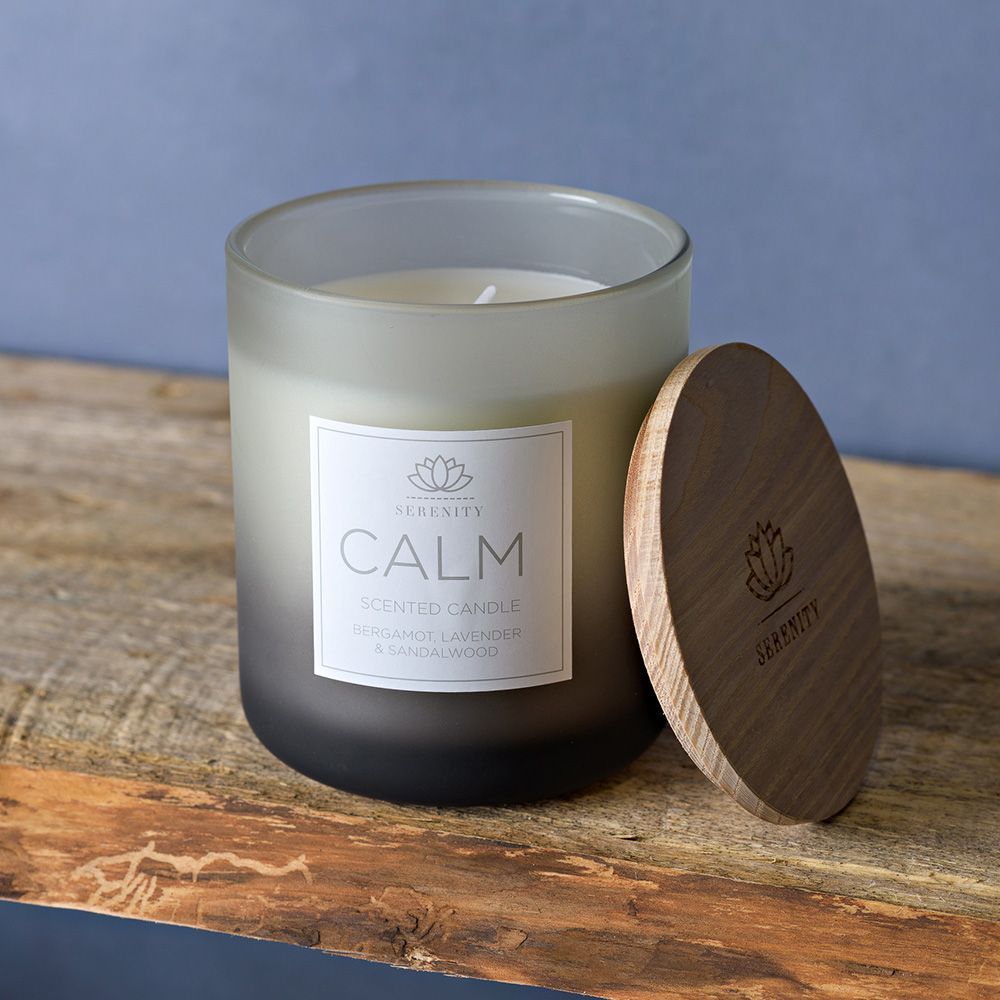 Serenity Calm Candle 270g - Bergamot, Lavender & Sandlewood