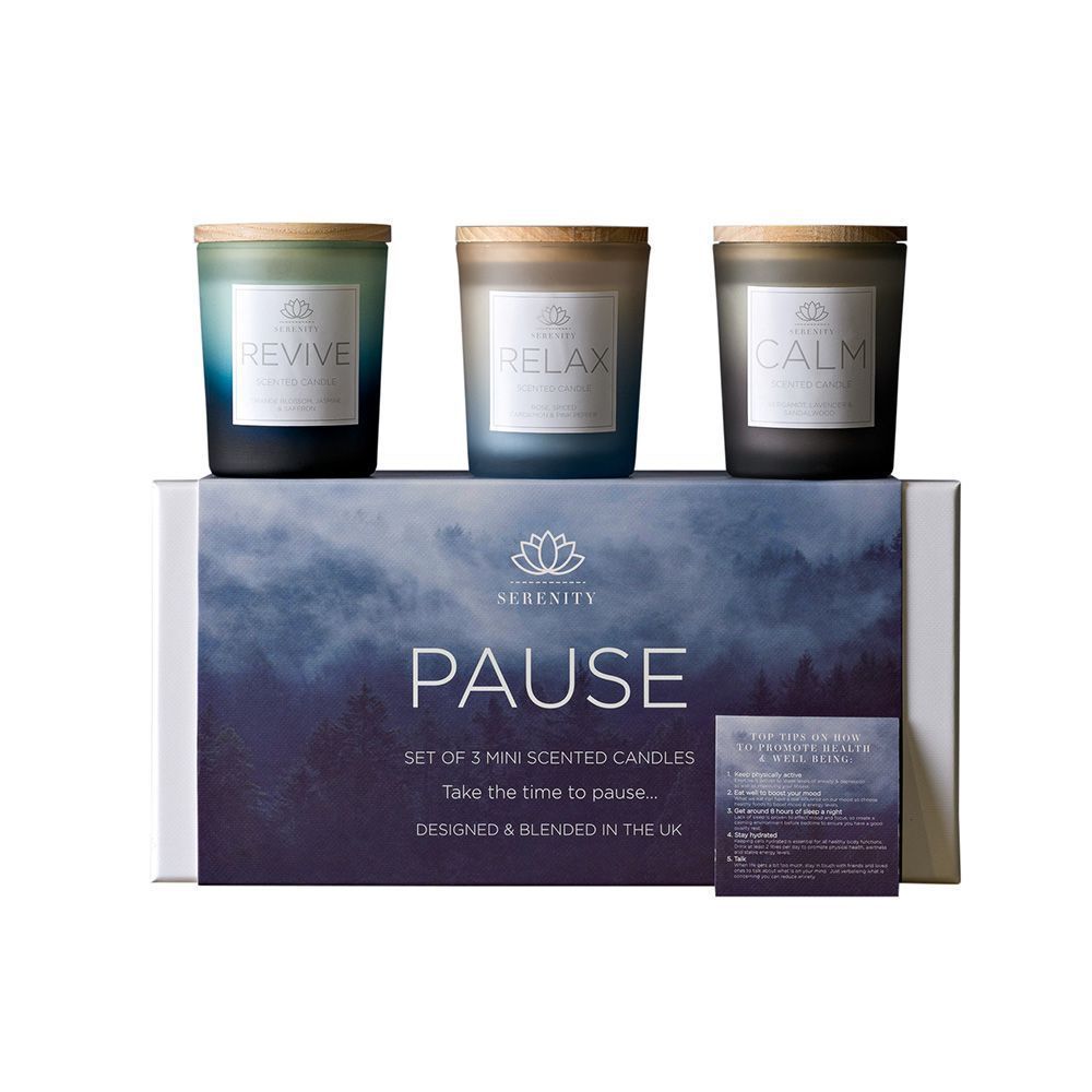 Serenity Pause Candles - Set of 3