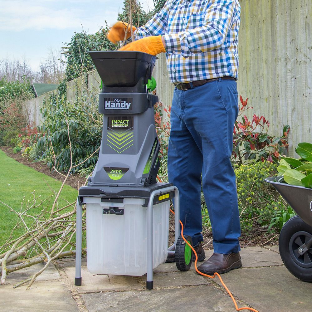 The Handy Electric Impact Shredder with Box & Detachable Hopper