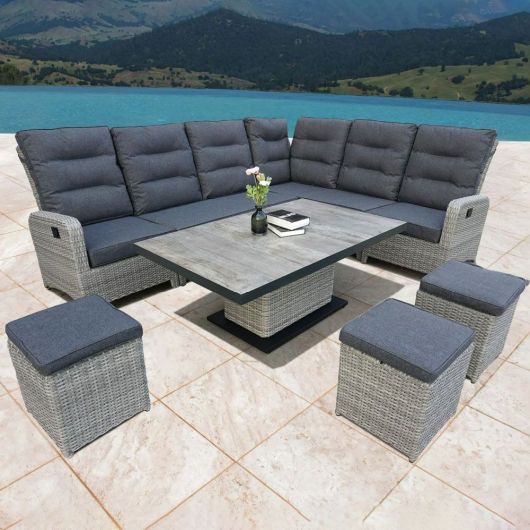 Innovators Tulla Reclining Lounge Dining Set