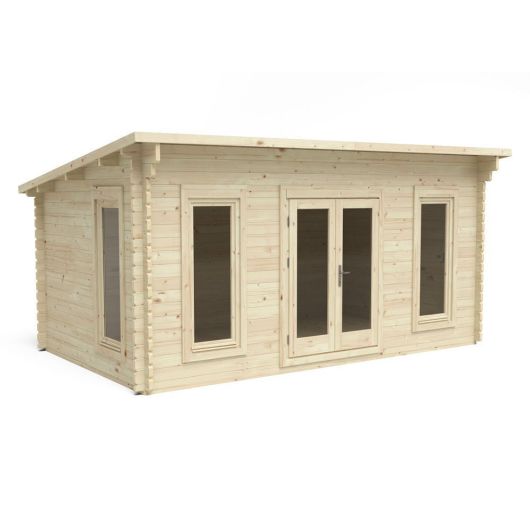 Elmley 5m X 3m Log Cabin - Double Glazed Without Underlay (Direct Delivery)