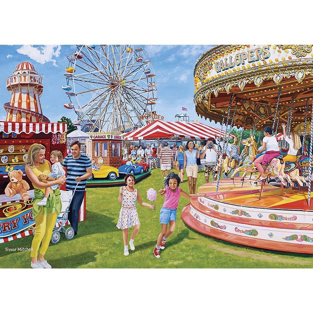 Vintage Fairground Fun Jigsaw Puzzle - 1000 Pieces