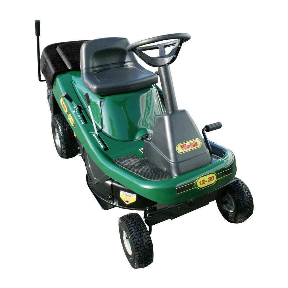 Webb 76cm Ride-On Lawnmower with Collector