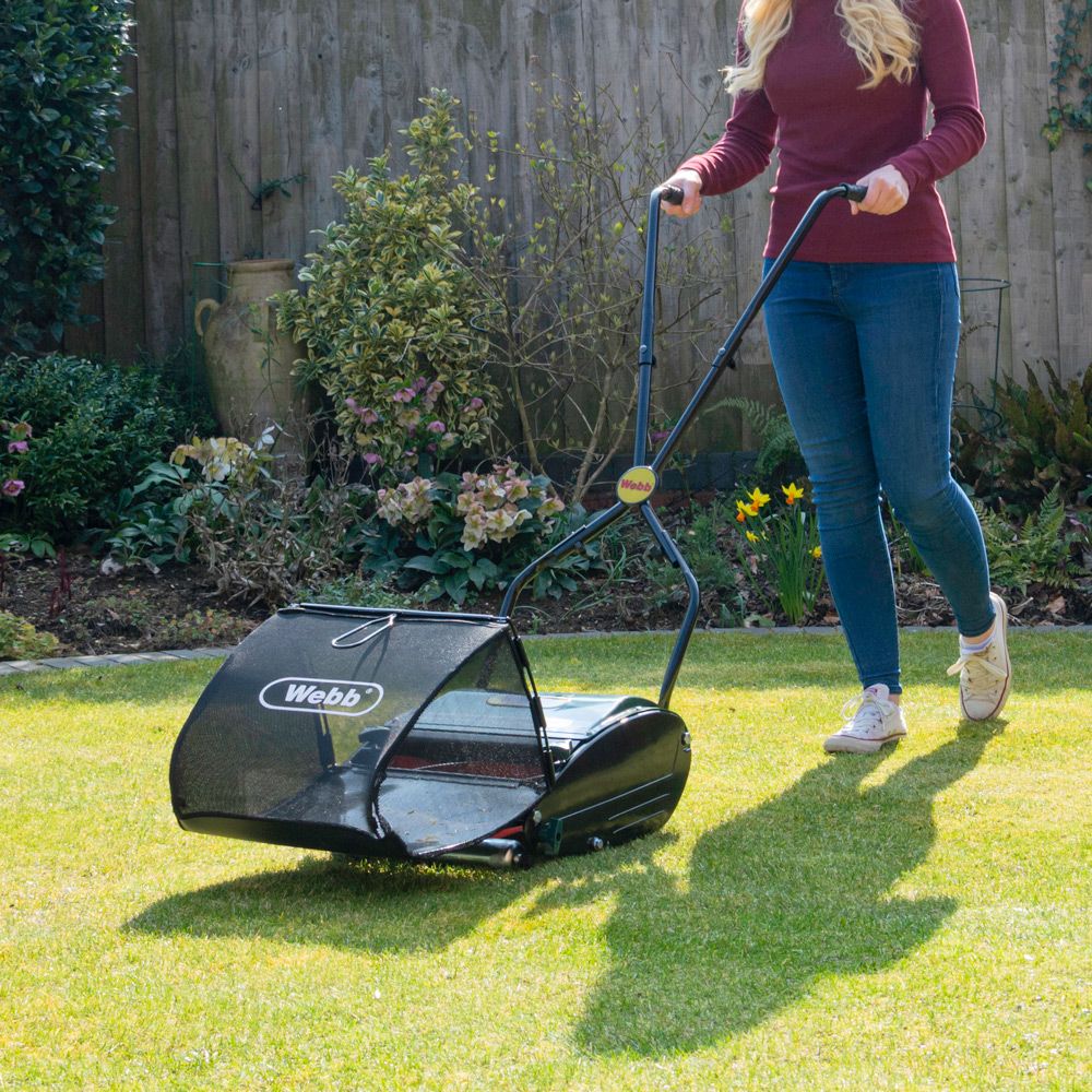 Webb 30cm Roller Hand Lawnmower